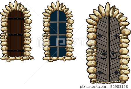 Medieval windows and doors 29983138