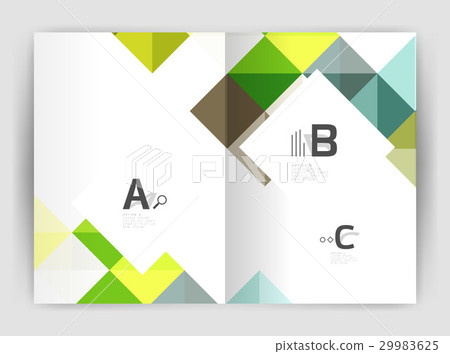 Modern minimalistic geometrical square business Modern minimalistic geometrical square business 29983625