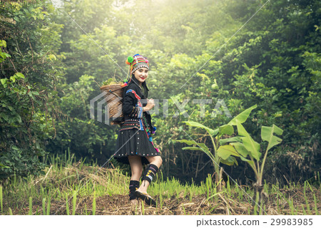 Karens girl with traditional clothes Karens girl with traditional clothes 29983985