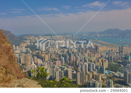 from the Lion Rock top view of kowloon from the Lion Rock top view of kowloon 29984001