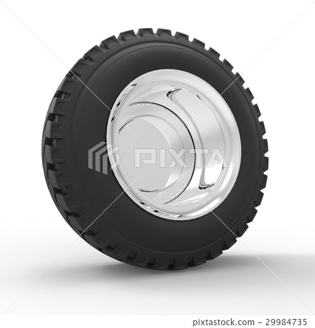 Car wheel 3d rendering Car wheel 3d rendering 29984735