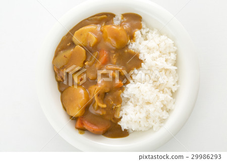 Curry and rice  29986293