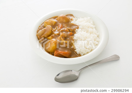 Curry and rice  29986294