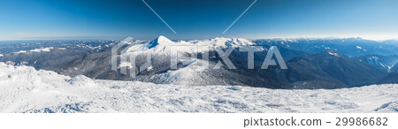 winter, panorama, fir, snow, landscape, mountain, winter, panorama, fir, snow, landscape, mountain, 29986682