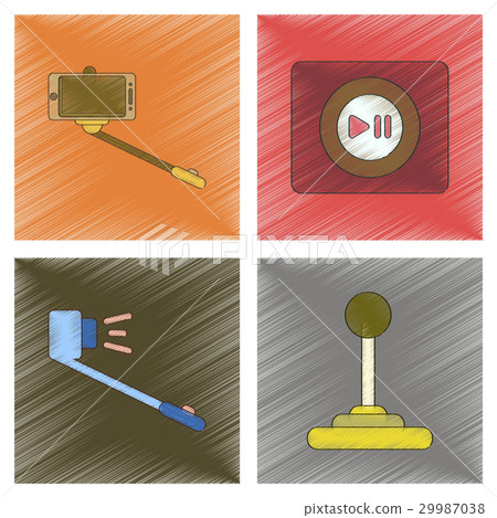 assembly flat shading style illustration 29987038
