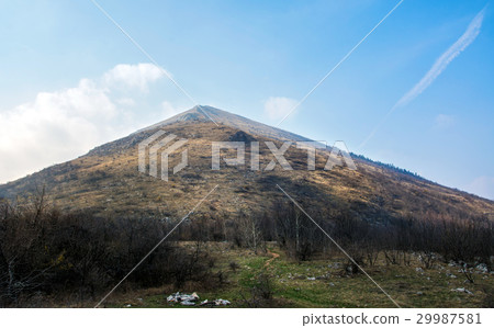 Rtanj mountain, Serbia, famous for pyramidal shape Rtanj mountain, Serbia, famous for pyramidal shape 29987581