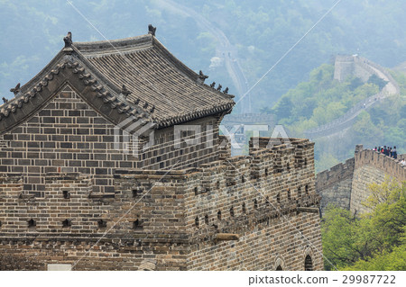 The Great Wall watchtower with traditional tile 29987722