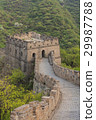 Watchtower of the Great Wall with viewing platform 29987788