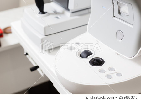 Close up of professional eye testing equipment 29988875