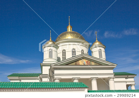 The Orthodox Church against the blue sky The Orthodox Church against the blue sky 29989214