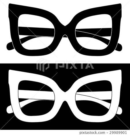 Vector set of sunglasses frames 29989901