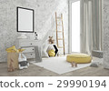 kids game room interior image. 3D Rendering 29990194