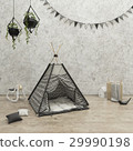 kids game room interior image. 3D Rendering 29990198
