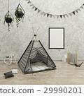 kids game room interior image. 3D Rendering 29990201