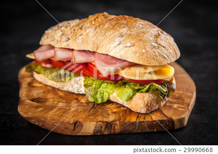 Delicious ciabatta sandwich 29990668