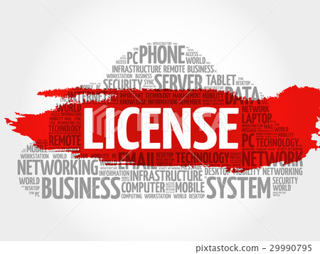 LICENSE word cloud collage LICENSE word cloud collage 29990795