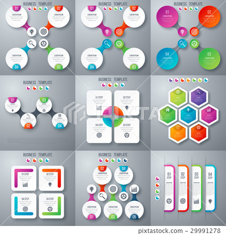 Set with infographics 29991278