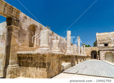 Details of Roman Theater in Amman 29992769