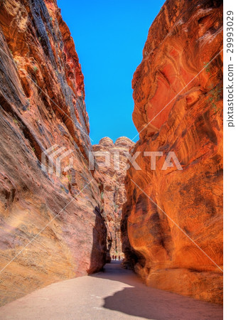 Road inside the Siq Canyon at Petra 29993029