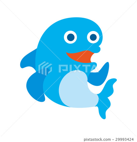 海豚，海洋生物角色，圖標 29993424