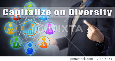 Male Consultant Urging to Capitalize on Diversity Male Consultant Urging to Capitalize on Diversity 29993834