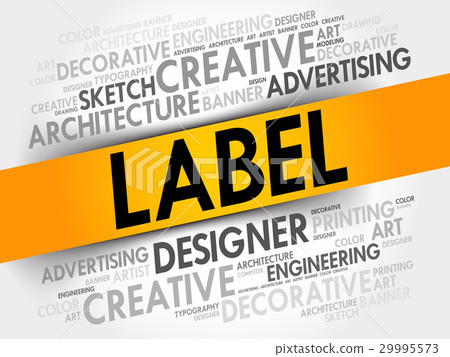 LABEL word cloud - Stock Illustration [29995573] - PIXTA