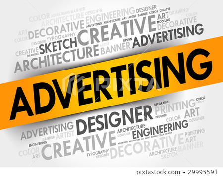 ADVERTISING word cloud - Stock Illustration [29995591] - PIXTA