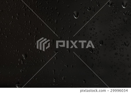 Drops of water on the glass Drops of water on the glass 29996034