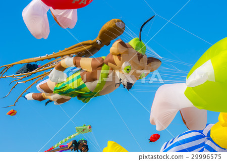 colorful kite on blue sky 29996575