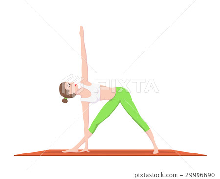 woman doing yoga woman doing yoga 29996690