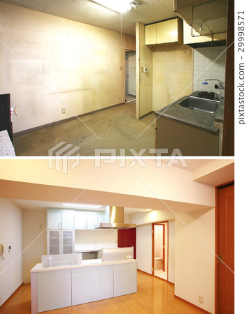 Before and After group of renovation photos 29998571