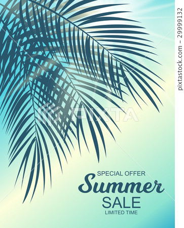 Summer Sale Background Vector Illustration Summer Sale Background Vector Illustration 29999132