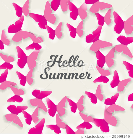 Say Hello to Summer Natural Background Vector Say Hello to Summer Natural Background Vector 29999149
