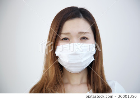 花粉症綜合徵女性面具 30001356