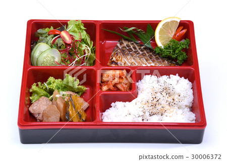 Saba Bento Set , Lunch box of Grilled Saba fish 30006372