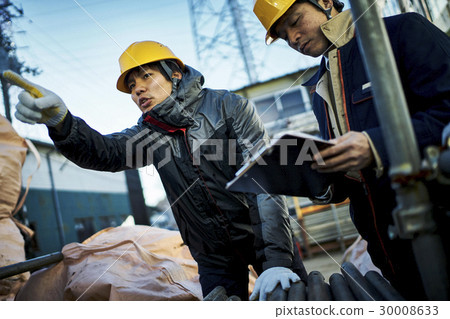 Construction site single pipe pipe worker to check 30008633