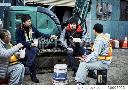 施工現場工人午餐 30008913