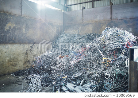 Waste disposal site metal scraps Waste disposal site metal scraps 30009569