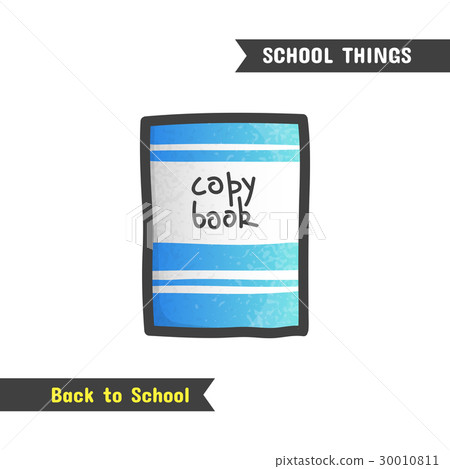 Back to School Supplies, vector hand drawn icon - Stock Illustration ...