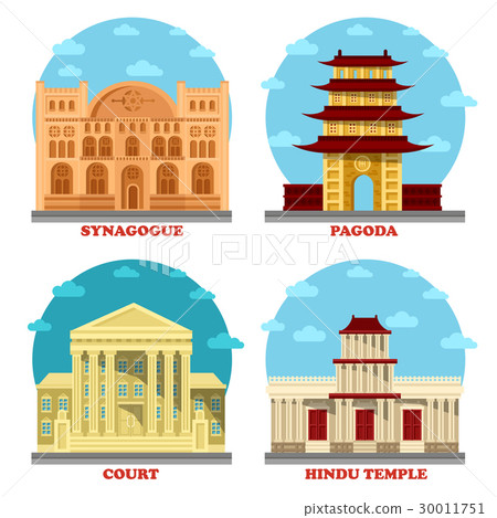 Court of law and religion temple, pagoda 30011751