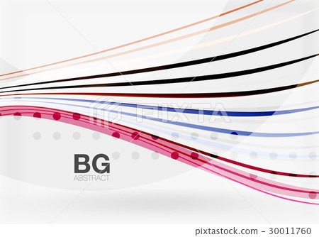Wave lines abstract background 30011760