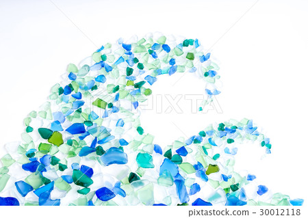Sea grass deep sea ~ big wave wave 30012118