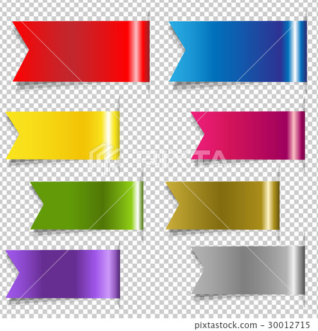 Red Discount Ribbons - Stock Illustration [30012715] - PIXTA