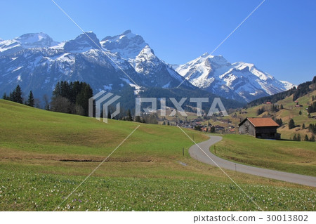 Spring in Gsteig bei Gstaad Spring in Gsteig bei Gstaad 30013802