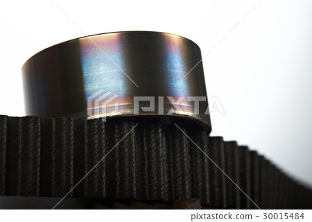 close up of timing belt 30015484