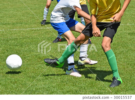 Children are playing soccer 30015537