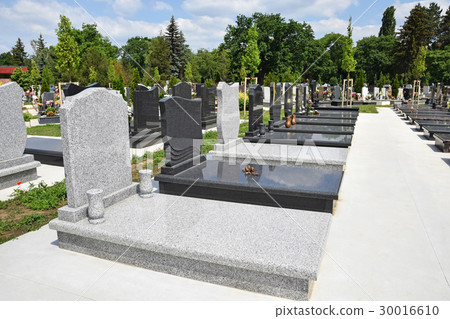 Tombstones in the public cemetery 30016610