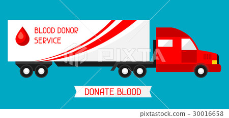 Mobile blood transfusion station vehicle. Medical 30016658