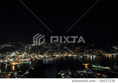 長崎的夜景 30017236