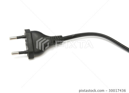 Electric plug on white background Electric plug on white background 30017436